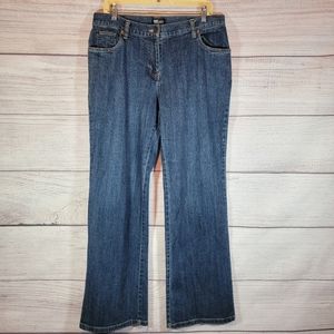 Inc Stretch Wide Leg Jeans Blue Size 14